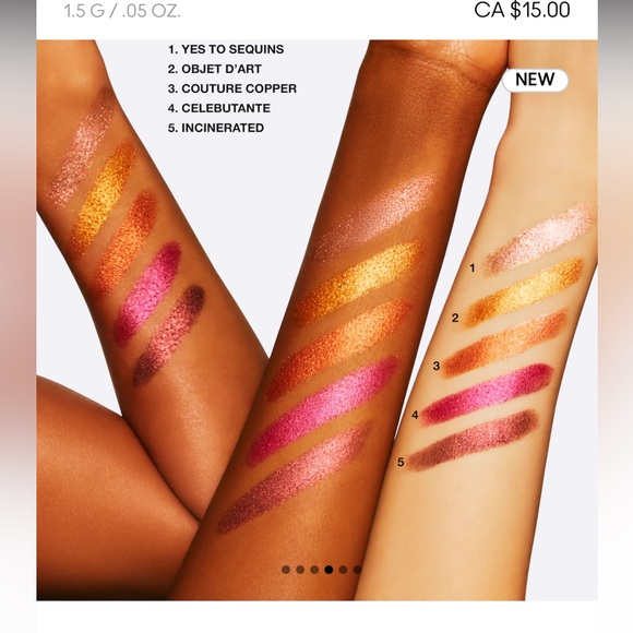 NEW MAC DAZZLE SHADOW EXTREME REFILL IN SHADE CELEBUTANTE - Picture 7 of 9